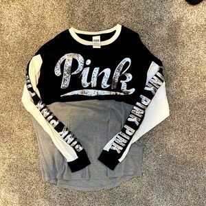 VS PINK SEQUIN SHIRT